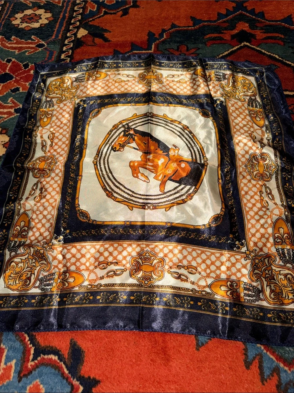Equestrian Print Scarf 20